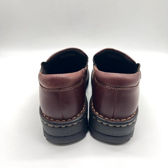 7W 7‎ WIDE WIDTH Eastland Womens Newport Brown Leather Slip On Loafers Shoes - Picture 7 of 12